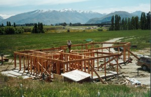 Wooden structure ground floor